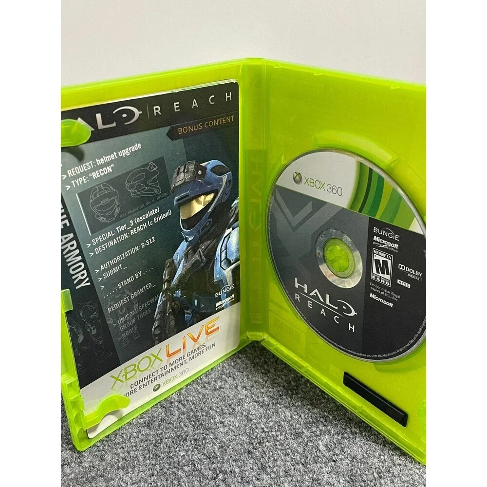 Xbox 360 Halo Reach Video Game CIB